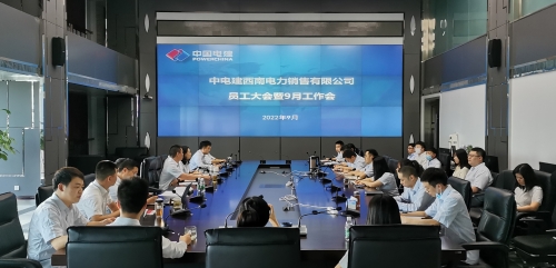 西南售電公司召開(kāi)員工大會(huì )